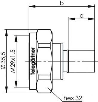 TG 7-16 Kabelstecker Cr/Cr   J01120B0090 