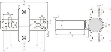 Dehn 105348 WB     WB D40.50 SE WA95 V2A 
