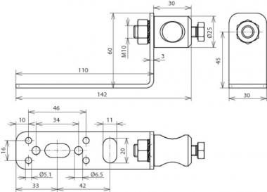 DEHN Befestigungswinkel           106311 