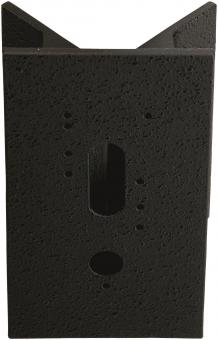 ALBE Eckbock eckig Alu schwarz    661006 