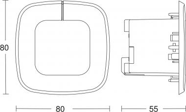STEIN Präsensmelder IR QUATTRO SLIM XS 