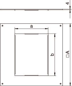 OBO DUG 350-3 6 Montagedeckel 350-2/3 f. 