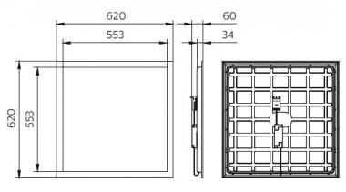 PHIL CoreLine LED-Panel RC133V G6 M625 