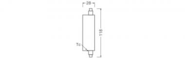 Ledvance LED LINE R7s P 20W 830 Clear 