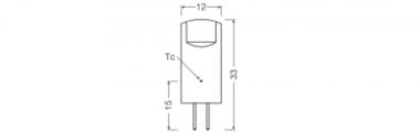 LEDV LED PIN 1,5-20W/827 200lm 