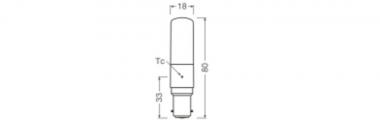 LEDV LED Special T 6,5-60W/827 806lm 