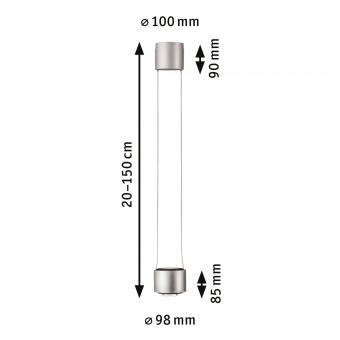 PAULM URail LED Pendel Aldan       95520 