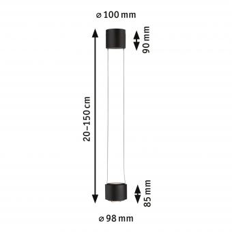 Paulmann URail Pendel Aldan 1x13W  94972 