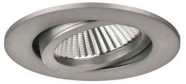 BRUM Einbaustrahler rund 6W nickel  BB03 