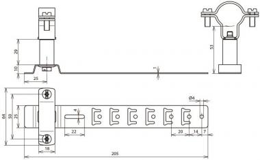 Dehn 202857    DLH ZS 27 30 H55 L205 V2A 