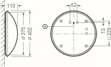 TRIL Wannenleuchte Mondia G3 WD2 7964240 