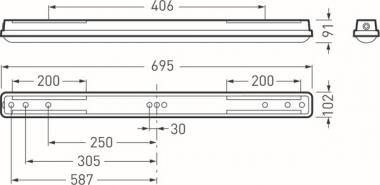 TRILUX AragF 6 PW 20-840 ET PC   7848440 