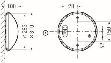 TRIL Wannenleuchte Mondia G3 WD1 7962540 