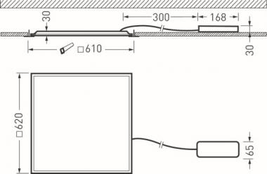TRIL LED-Panel Siella G8 ML MC   8365140 