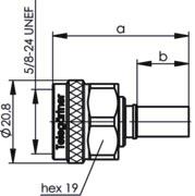 TG N-Kabelstecker CR/CR G30  J01020A0119 