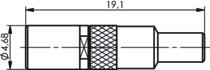 TEGA SSMB-Kabelbuchse        J01191A0021 
