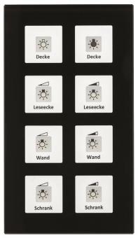 MDT RF-GTT8S.01 KNX RF+ Funk Glastaster 
