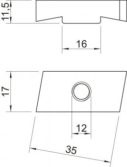 OBO MS40SN M12 ZL Gleitmutter 