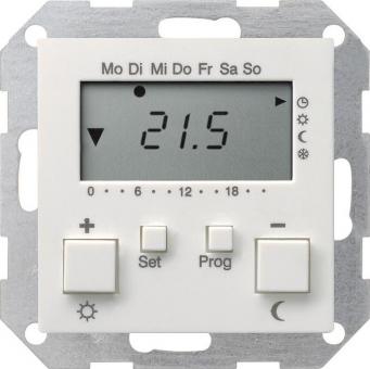 GIRA 237003 RTR 230V m.Uhr reinweiß 