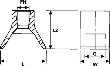 Hellermann LOK01-PA6HIR-BK(100) 
