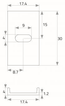 Rutec Montagekl.f.ALU-Profil Profi 68478 