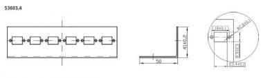 EFB Verteilerplatte 6 SC-Simplex 53603.4 