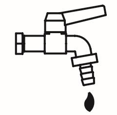 Wasseranschluss mit Wasserhahn  12970050 