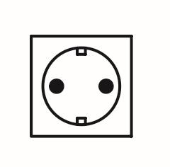 Schutzkontaktsteckdose IP44 D-  12736060 