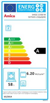 Amica SHGG 11560 W ws Gas-Herd 