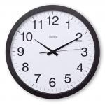Hama Wanduhr Aruba schwarz        185876 