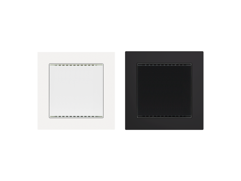 ELSN KNX TH-UP gl schwarz          70622 