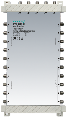 AXING 4fach SAT-Verteiler    SVE 5504-09 