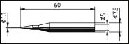 Ersa Lötspitze ERSADUR 1,1mm   0172BD/SB 