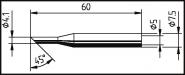 Ersa Lötspitze ERSADUR 4,1mm   0172LD/SB 