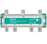 POLY F-Verteiler 6-fach 5-2400MHz  FVS 6 