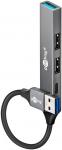 Goobay Slim 4-Port USB-Hub gr Essential 
