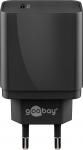 Goobay USB-C Schnellladegerät schwarz 