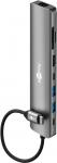 Goobay Slim 8-Port USB-Hub gr Advanced 