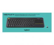 Logitech K400 PLUS TV Tastatur schwarz 