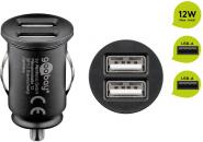 Goobay Dual-USB KFZ Ladegerät schwarz 