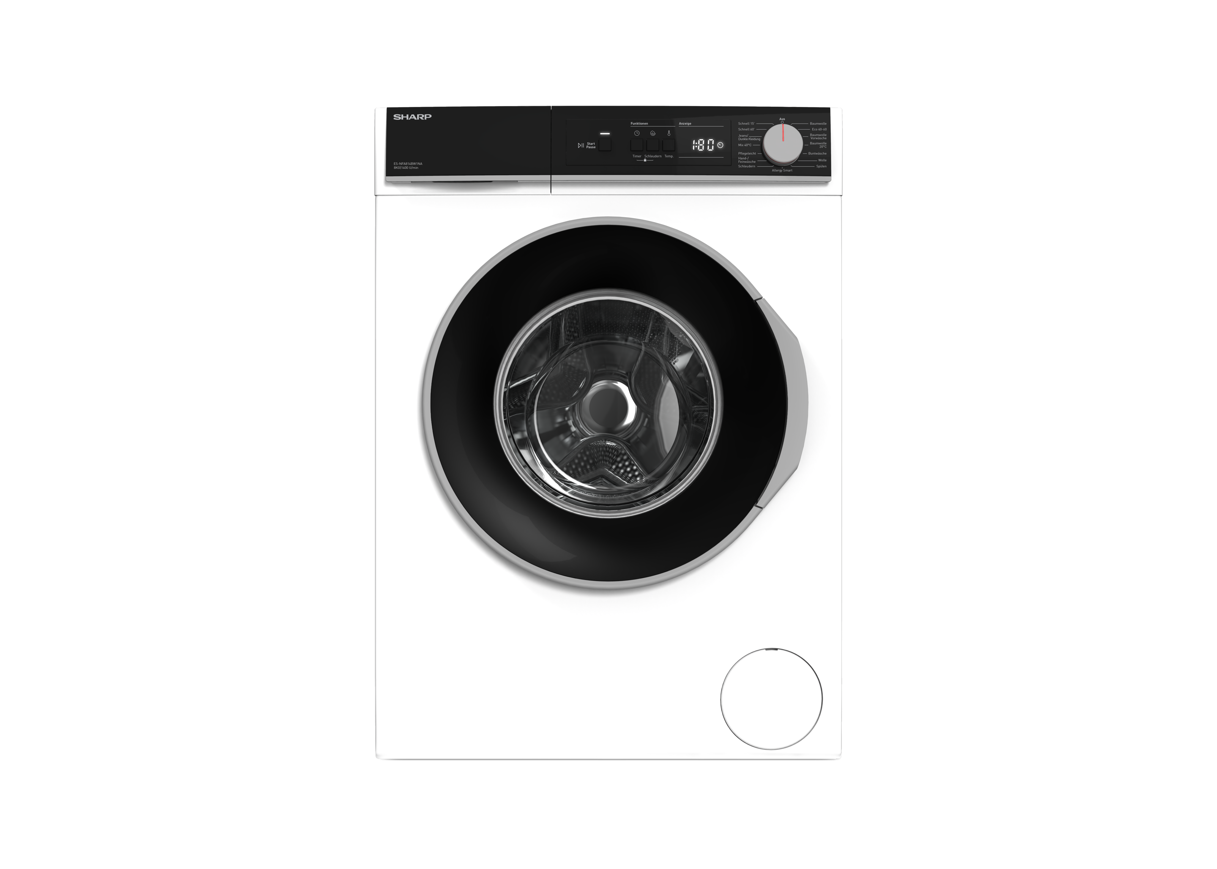 Sharp ES-NFA814BW1NA Waschautomat 
