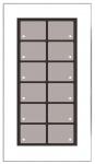 ISSE Glas-Tastenfeld weiss     LCN-GT12W 