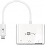 Goobay USB-C Multiport-Adapter weiß 