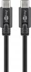 Goobay USB-Kabel 3m schwarz 
