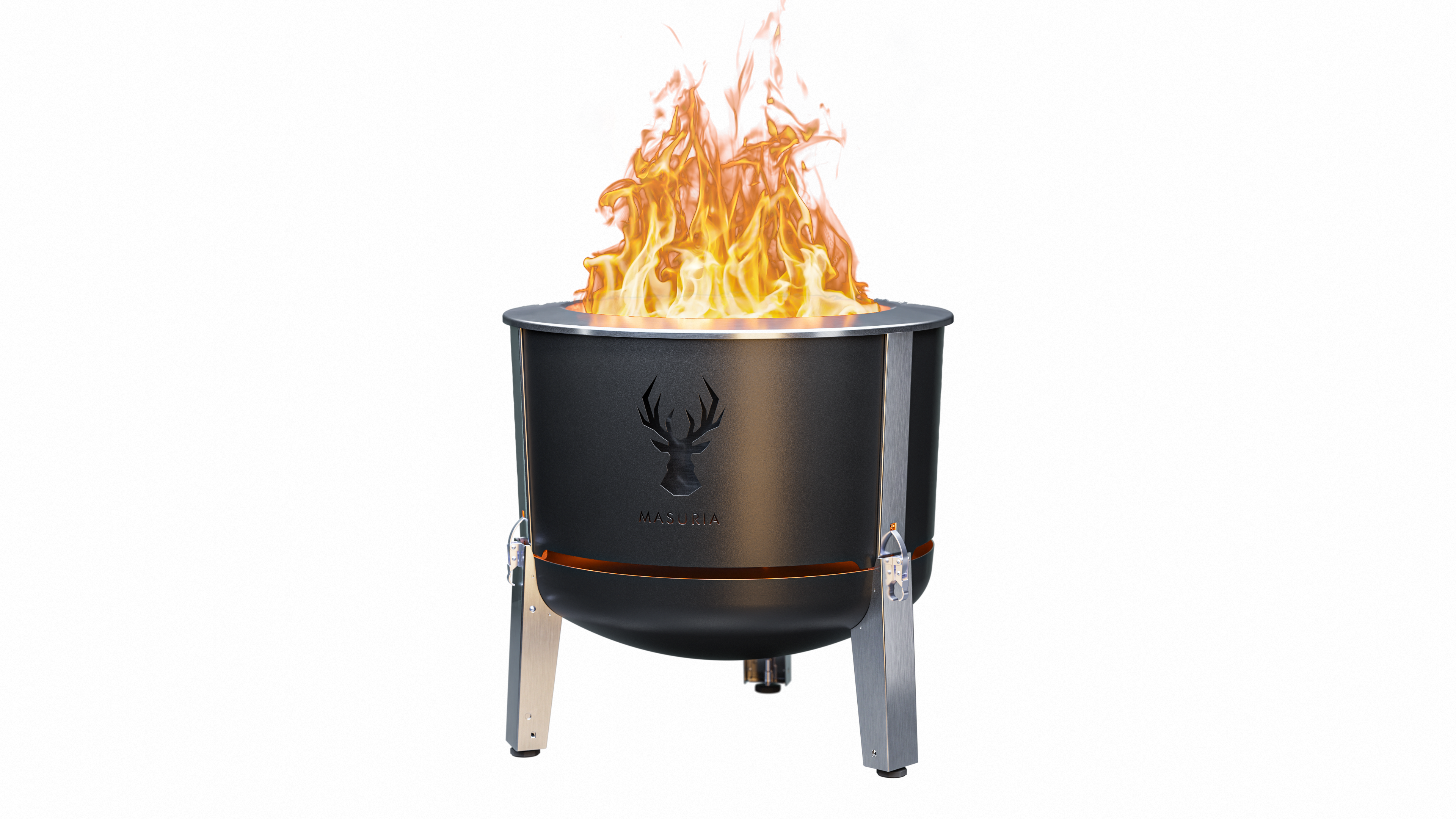 MASURIA Feuerstelle Alpha 600 schwarz 