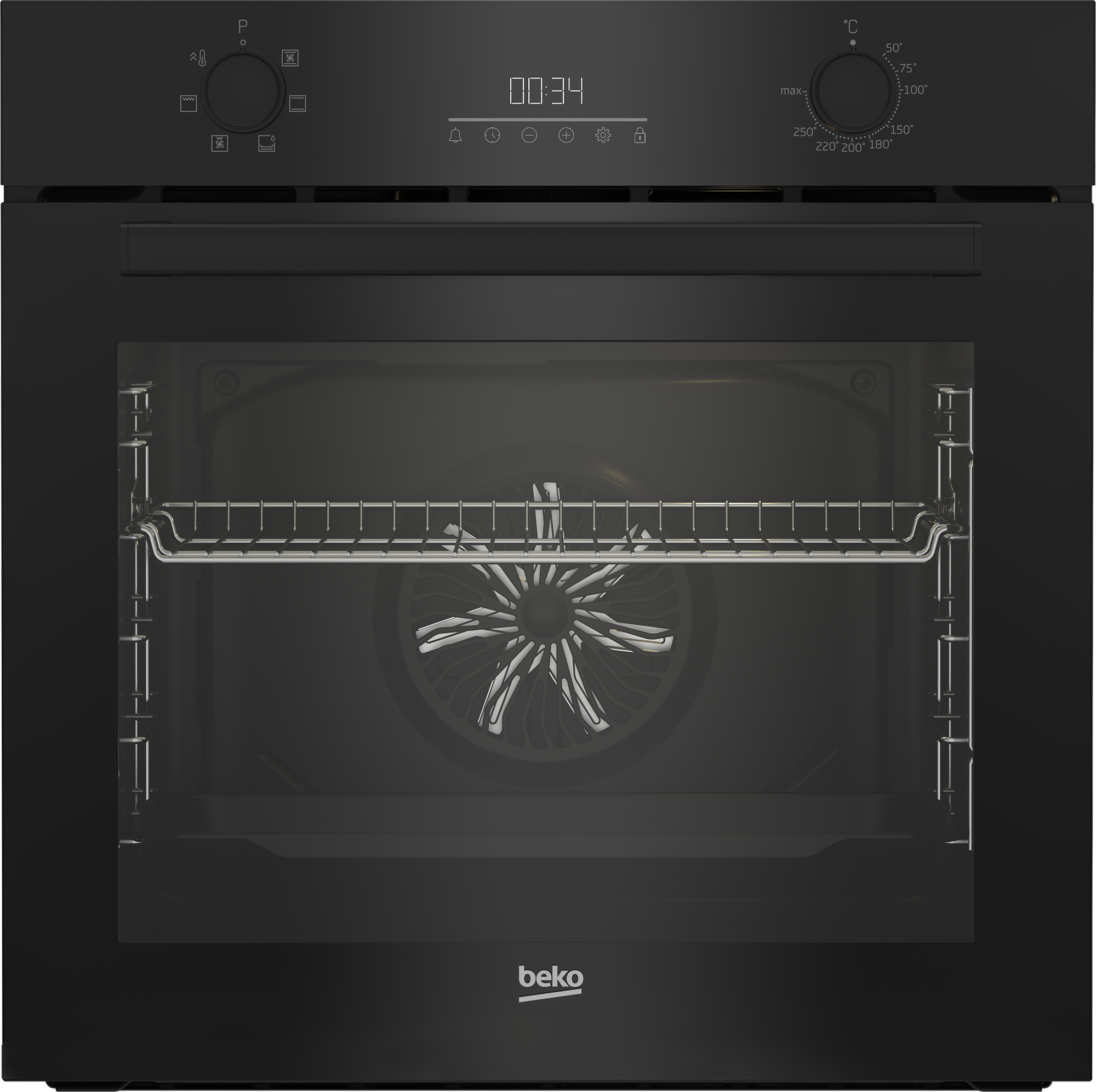 Beko BBIE 17300 B sw/glas EB Backofen 