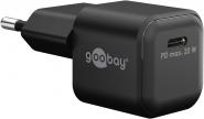 Goobay USB-Schnellladegerät Nano schwarz 