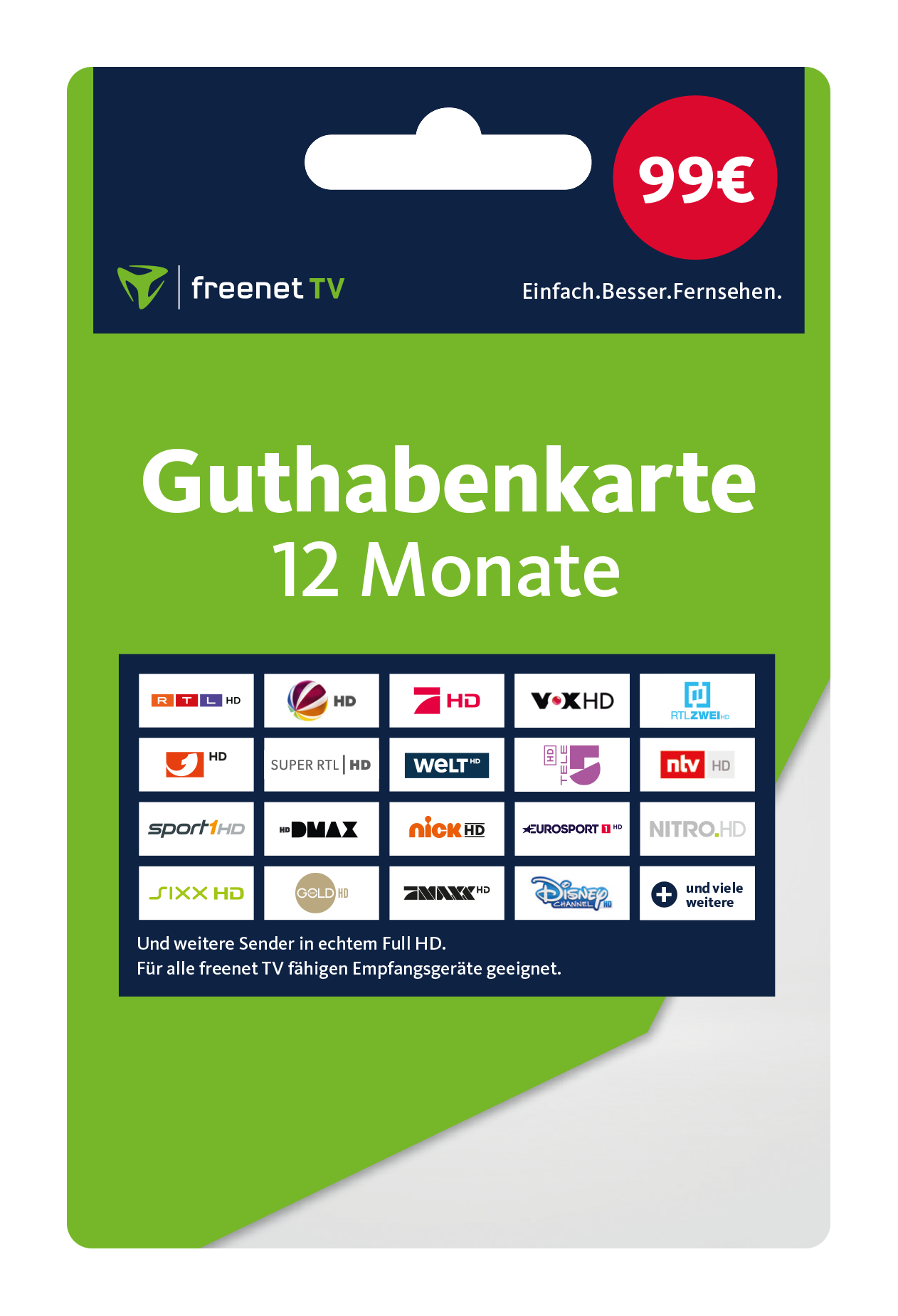 Freenet TV Guthabenkarte 