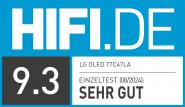 LG OLED77C47LA sw OLED-TV evo 