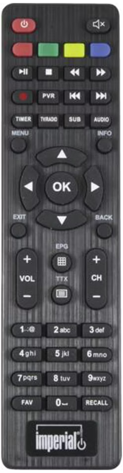 Imperial T2 IR DVB-T2 HD Receiver 